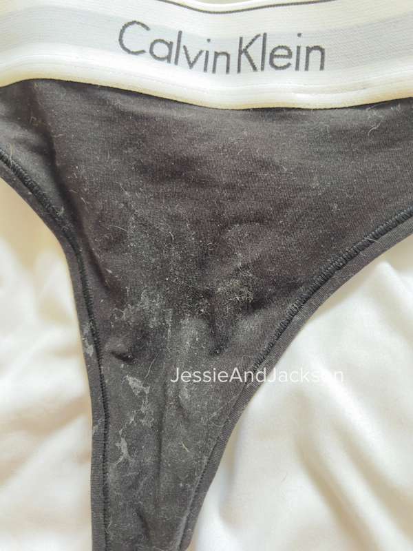 **Dirty panties**
These are the panties I got fucked in in t.. 3