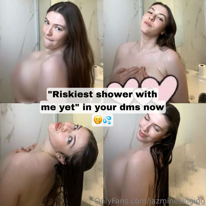 This was my riskiest shower video yet… sent to you 2 nights ..