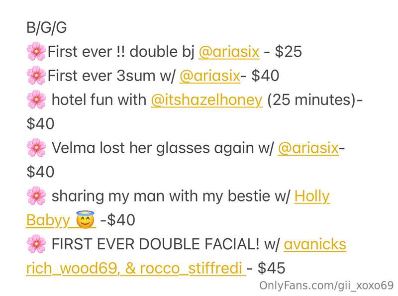 Here is an updated list of all my videos! The GG section is .. 4