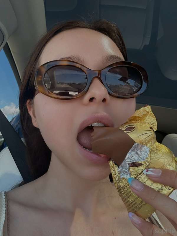 i'm here for the discounted chocolate bunnies