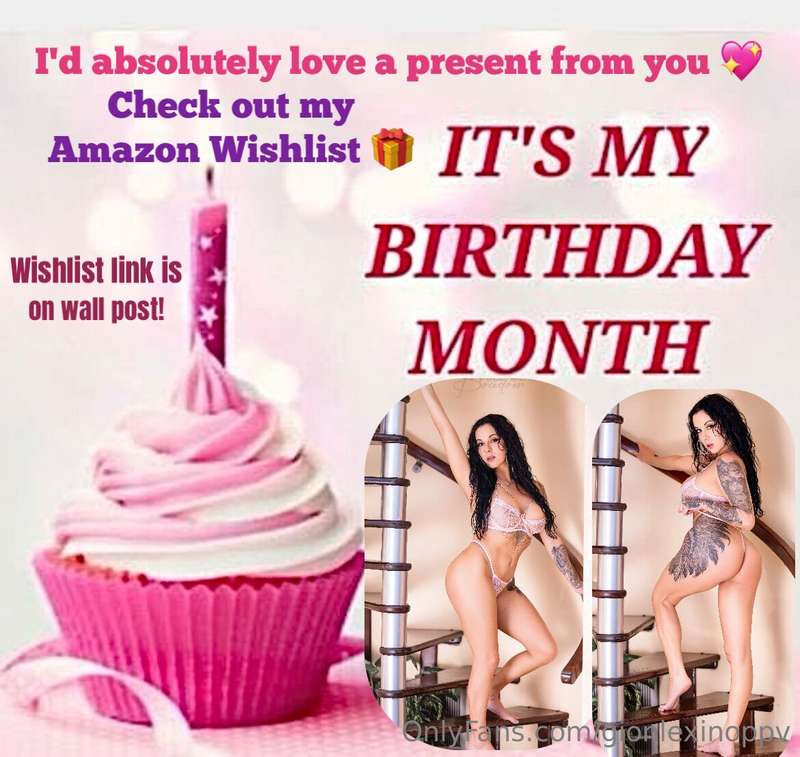 My BIRTHDAY is Sunday!! 🎉I would absolutely love to get a gi..
