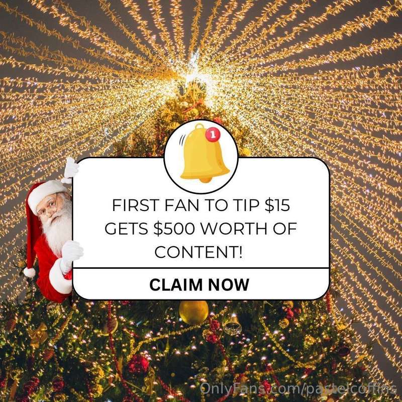 MERRY CHRISTMAS 🎅🏼❤️🔔𝗙𝗜𝗥𝗦𝗧 𝗙𝗔𝗡 𝗧𝗢 𝗧𝗜𝗣 $𝟭𝟱 𝗪𝗜𝗟𝗟 𝗥𝗘𝗖𝗘𝗜𝗩𝗘 $𝟱𝟬𝟬 ..
