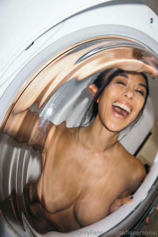 Just smiling, picturing us doing laundry together, stealing ..