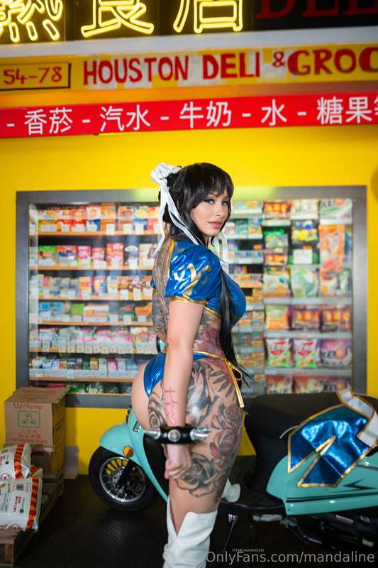 Chun-li’s been street fighting again She’s looking for a new..
