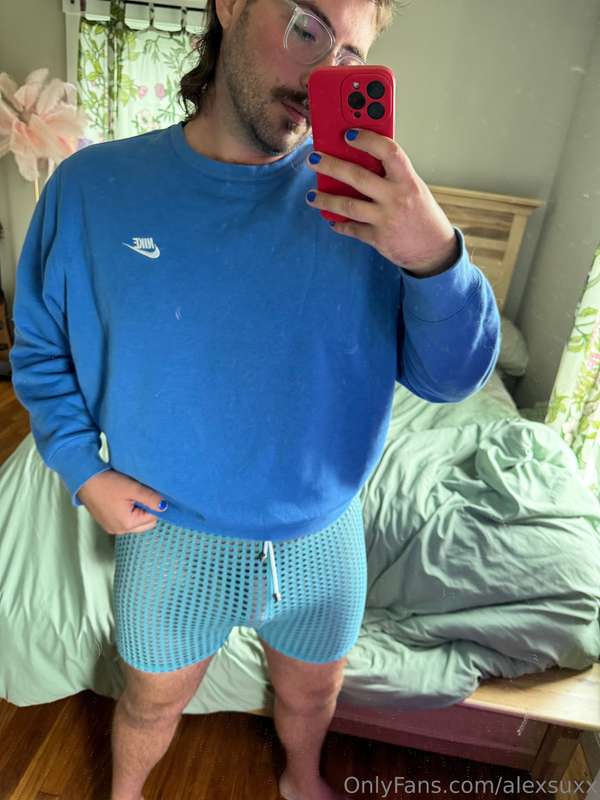 blue boy & his slut shorts 1