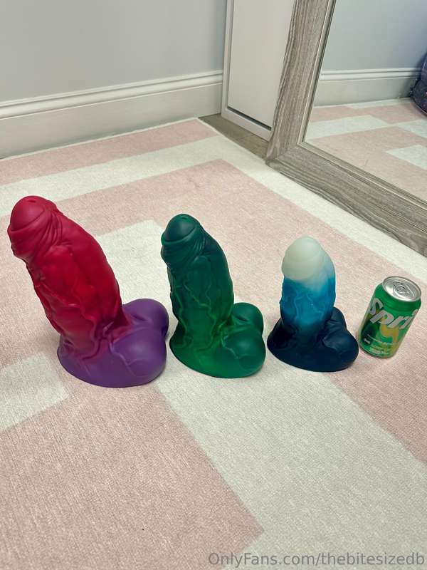 ***My collection of Nothosaur Banner dildos so far 😏*** **Th.. 1