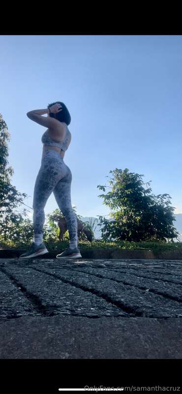 I hiked today and damn my ass looked good in those leggings ..