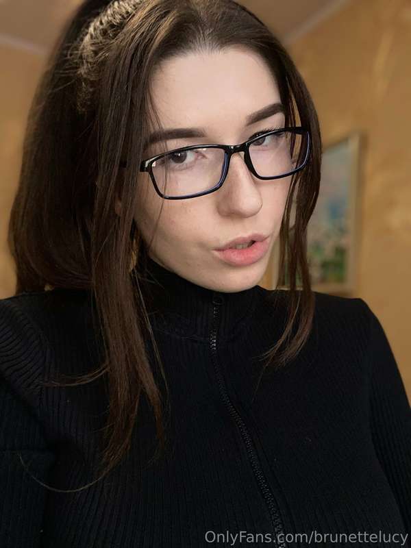 Glasses add a special charm and style. Girls wearing glasses..