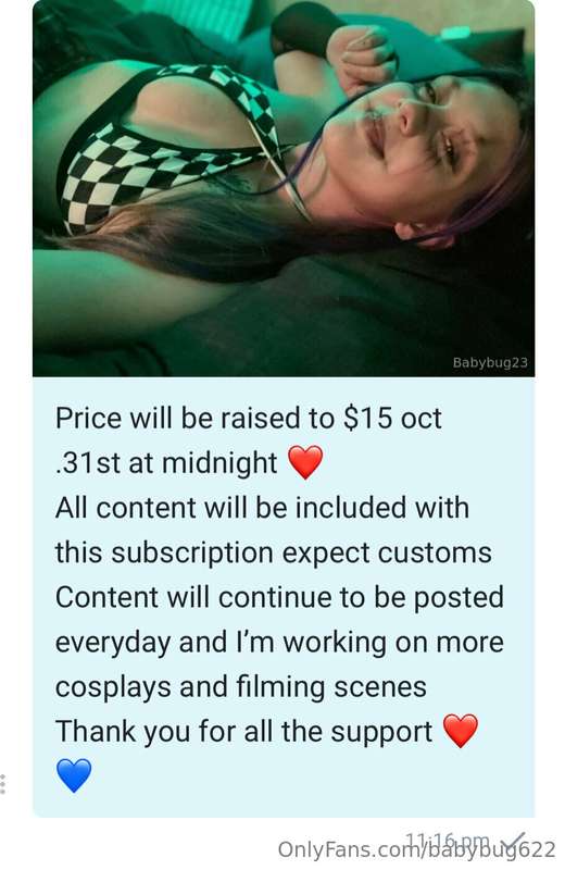 Babybug622 - Onlyfans - 31 Oct, 2023