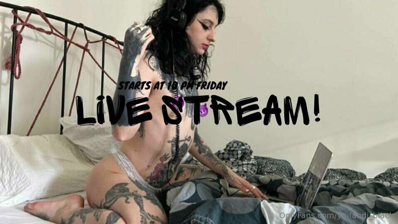 Friday at 10:00 pm Kiev time I will have a live stream✨✨ I w..
