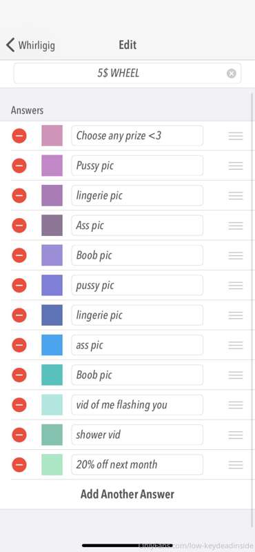 SPIN THE WHEEL: tip me 5$ under this post and I’ll send you .. 2