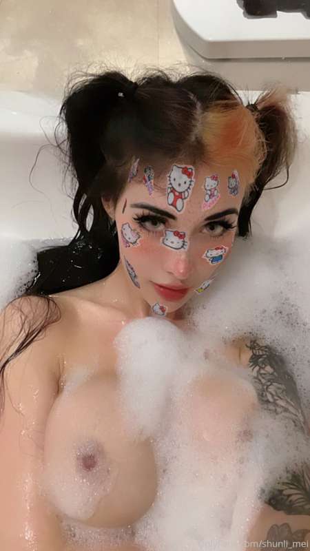 Algunas fotos que me saque en este bello baño❤️ 6