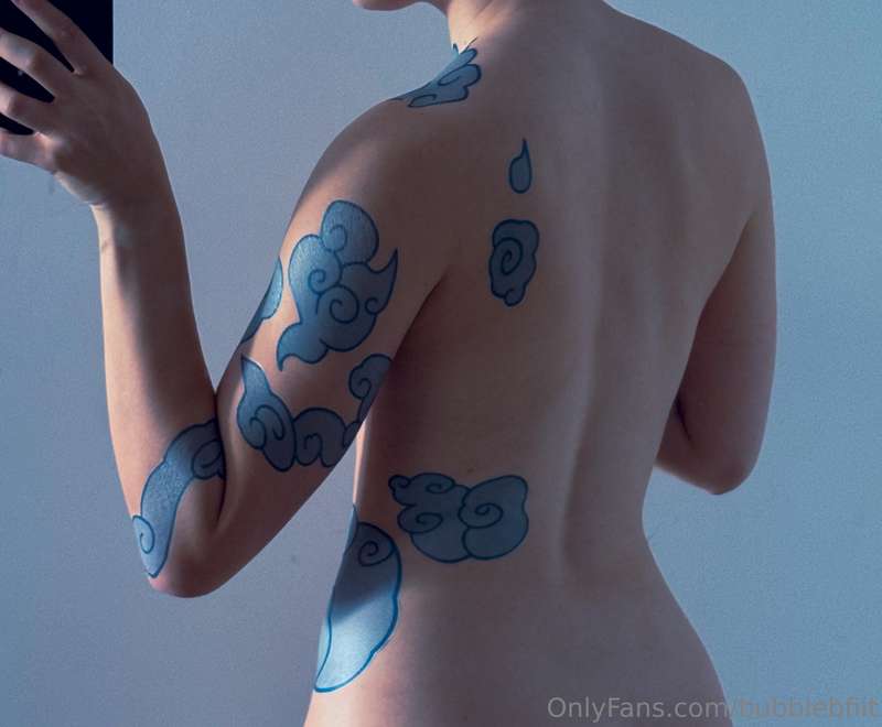 The JINX tattoos! So hard to get a pic of how cool they look..