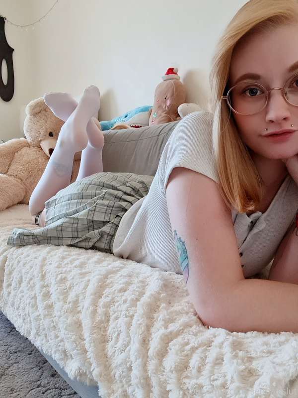 I just know you'll love these see through white thigh highs... 12