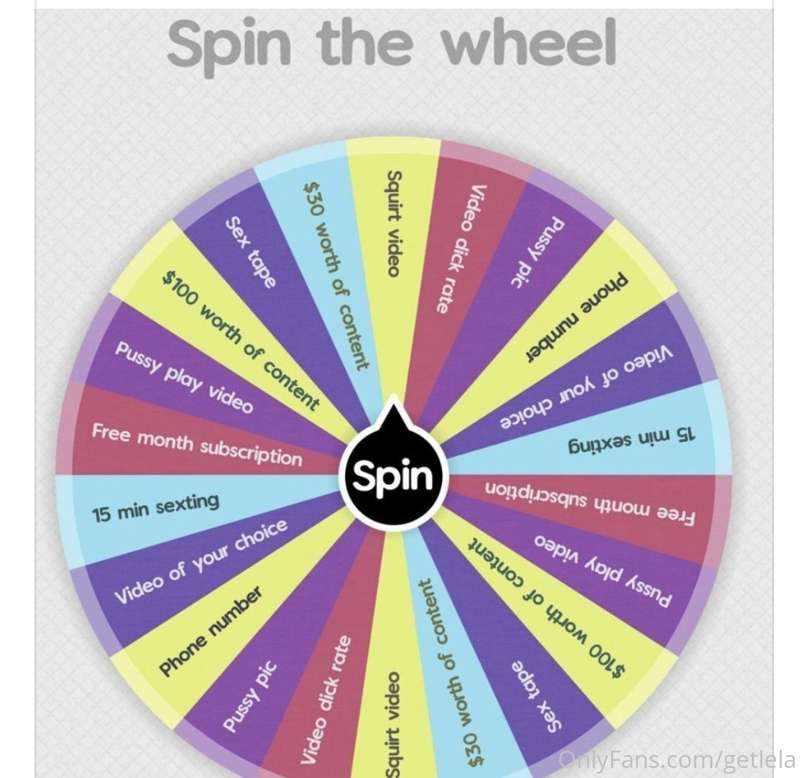 Happy Labor Day weekend! Spin the wheel everyone is a winner..