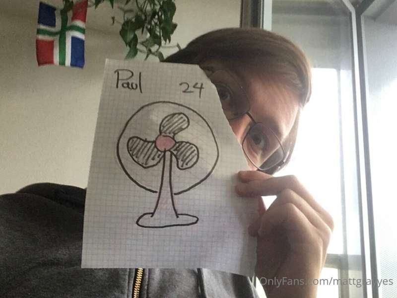 Paul, 24, must be a professional artist.