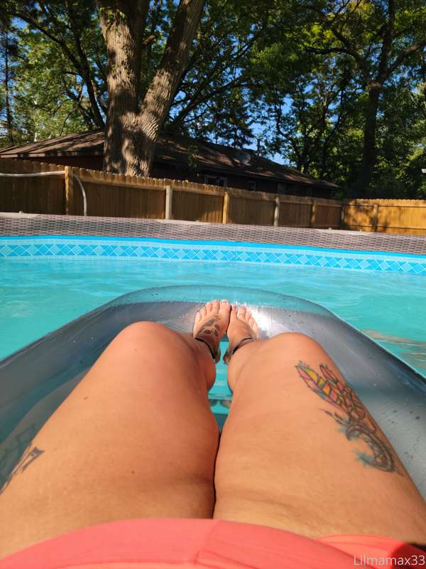 Floating the day away.