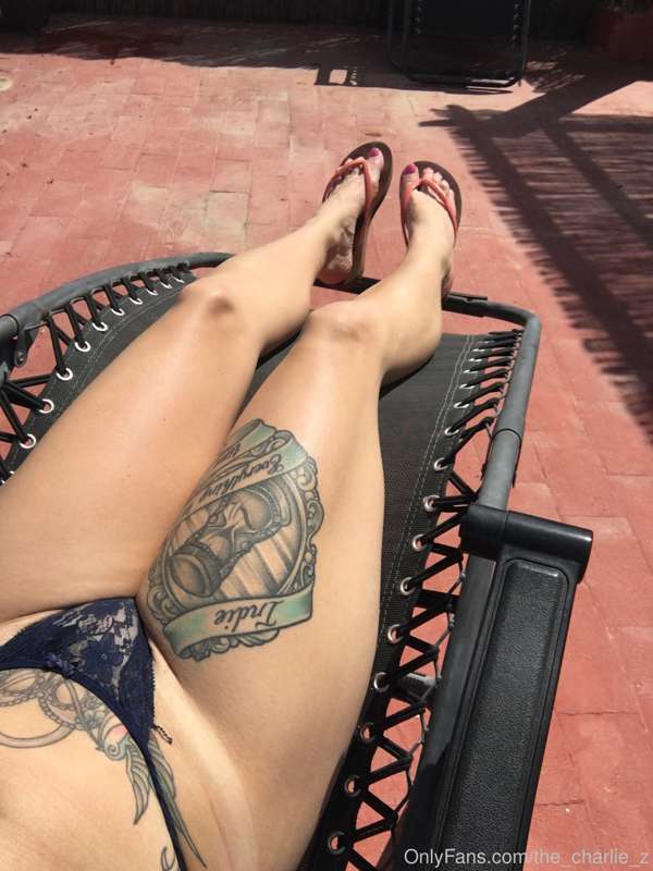 Sunbathing on my terrace