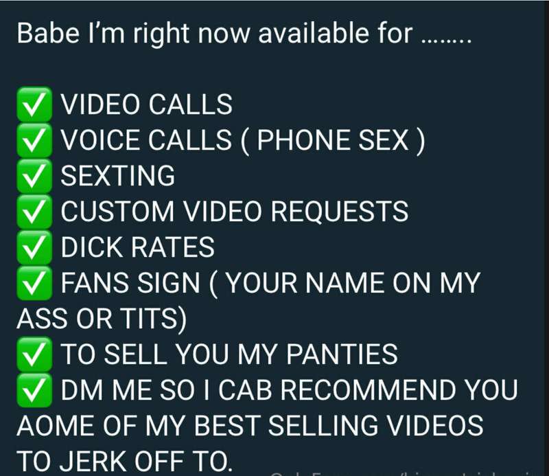 Am Available babe 💦👅 Message me for your request