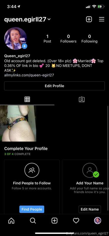 Hi loves 💕 if you could go follow my new Instagram I’d reall..