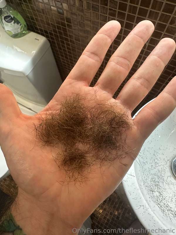I shaved. We earned a 5000 dollar donation to charity, but i..