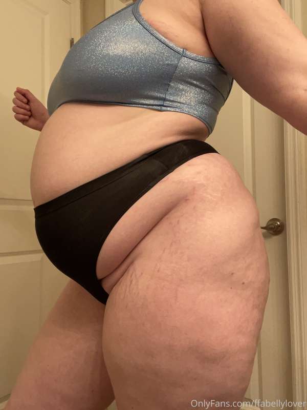 Struggled to get this outfit on... it fit a year ago too. I’..