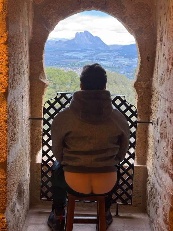 We went hiking with friends and it became a running joke to .. 7