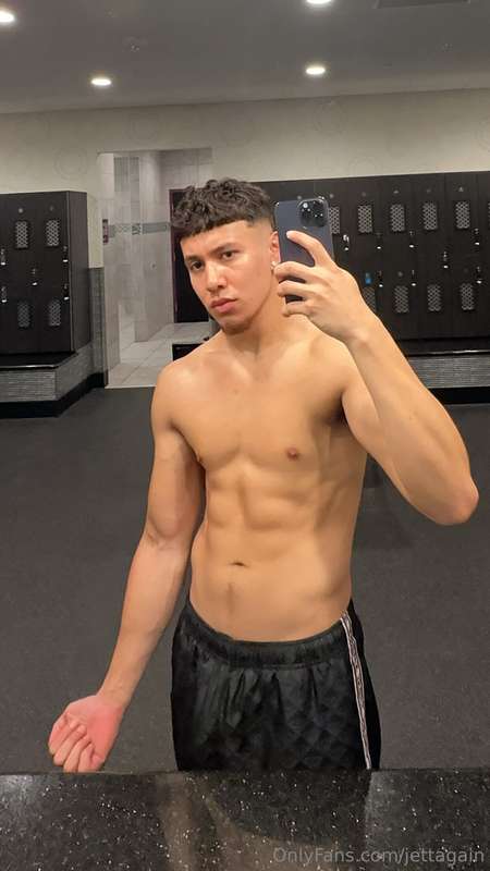 From the locker room to my shower, I’m horny every step of t.. 4