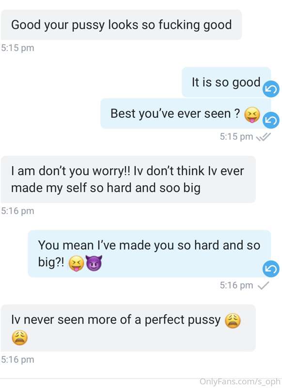 If you haven’t seen my pussy.. WHY NOT?! you’re missing out ..