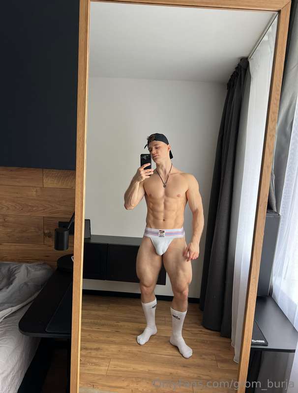 [ bulge or back?😋 ] 
.
My OF page⬇️😜
@grom_burja_vip
.
On my..
