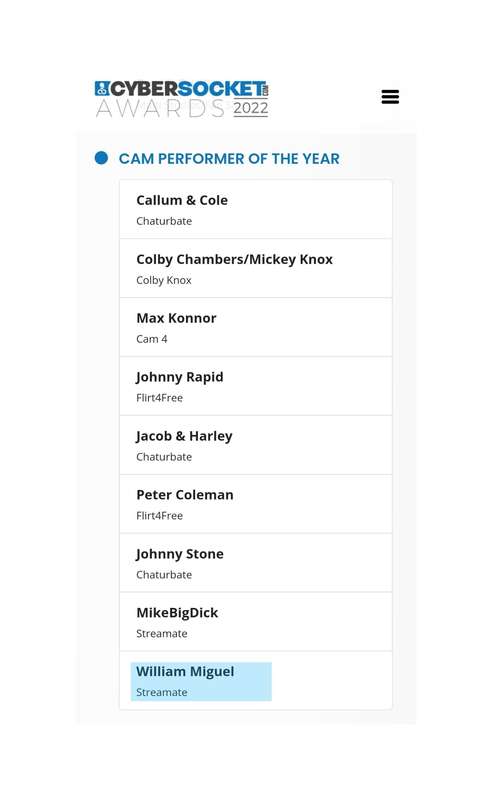 I'm honored to be nominated for a 𝘾𝙮𝙗𝙚𝙧𝙎𝙤𝙘𝙠𝙚𝙩 𝘼𝙬𝙖𝙧𝙙 for 2022.. 1