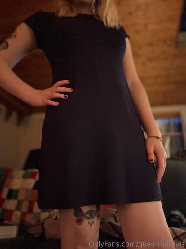I got this dress pretransition and I realllllllly fill it ou..