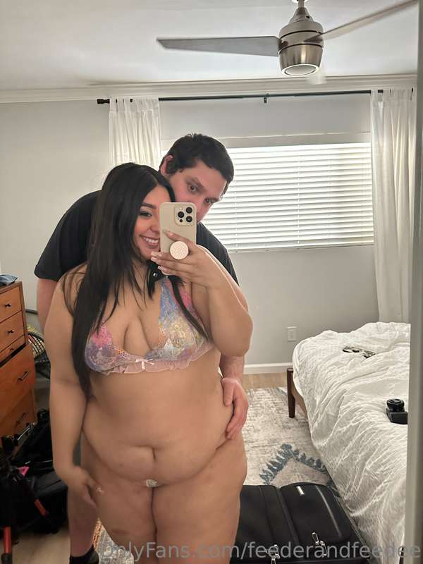 Some quick belly love in the mirror while we wait to film a .. 1