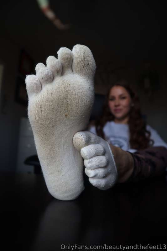 Help me take off my gym socks. I know you love the smell 