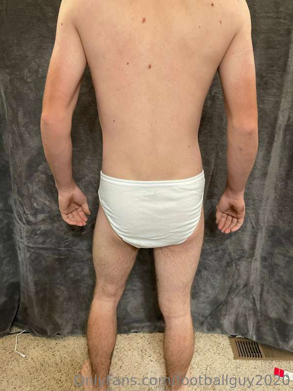 The private showing off his little tighty whities! 9