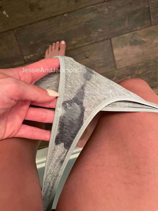 **Last nights creampied panties** 🤤
Such a nice big load I g.. 3