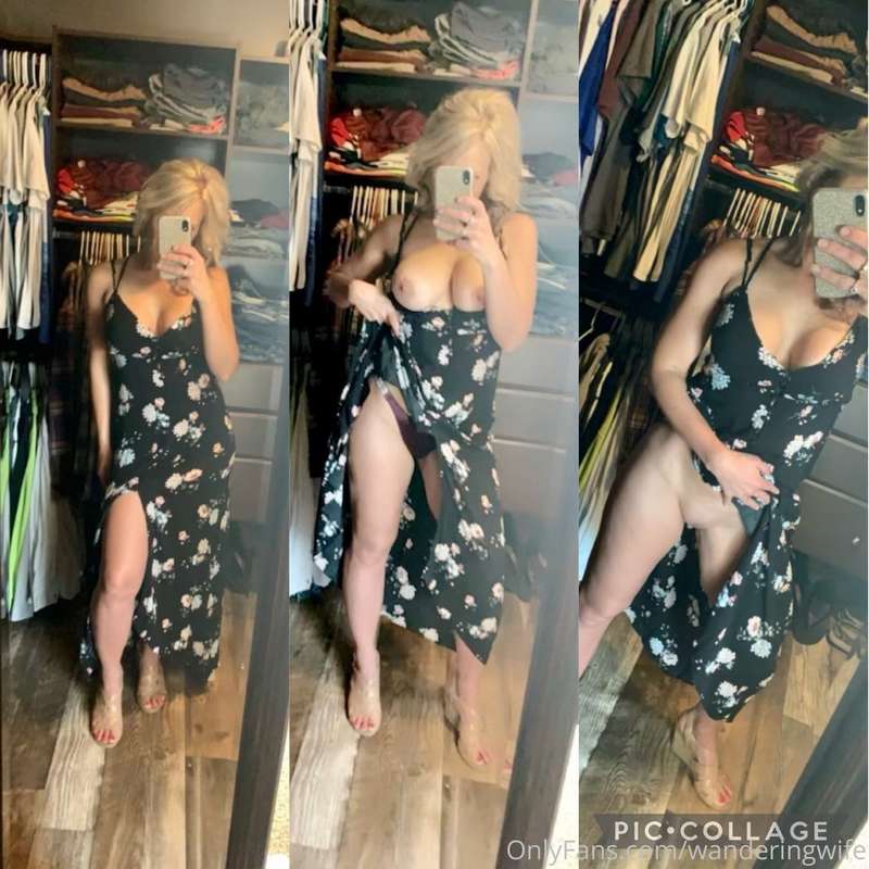 Panties or no panties with my Easter dress...? 😈