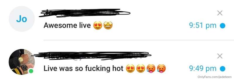 Check your DMs for the full show 🙈