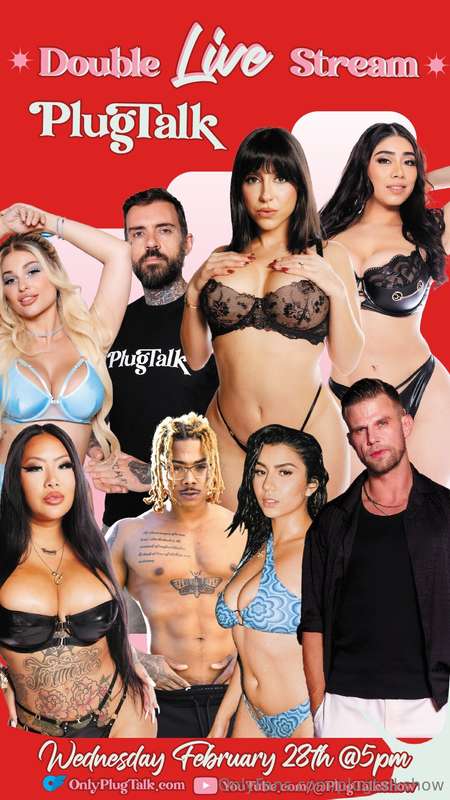 WE'RE GOING LIVE 😈 Plug Talk fun x 8 stars equals a very wet..