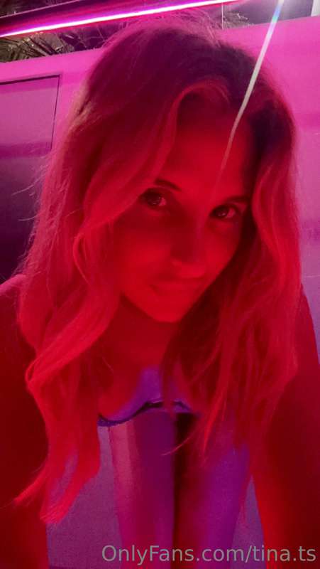 Taking a moment to soak up some sunshine in the tanning bed!..