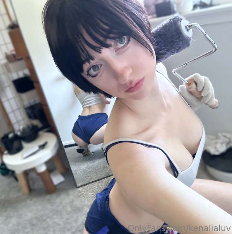 POV: Reiko Kujirai passes out after painting, but you save +..