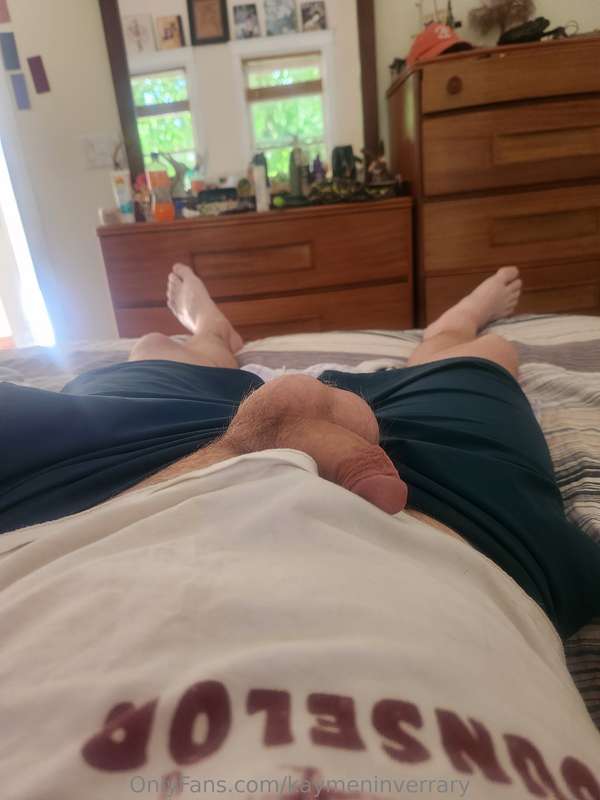 Just chilling with my cock out. Hope your day is chill as we.. 2