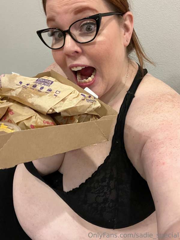 I'm going to enjoy every single bite 🌮 I'm so excited right ..