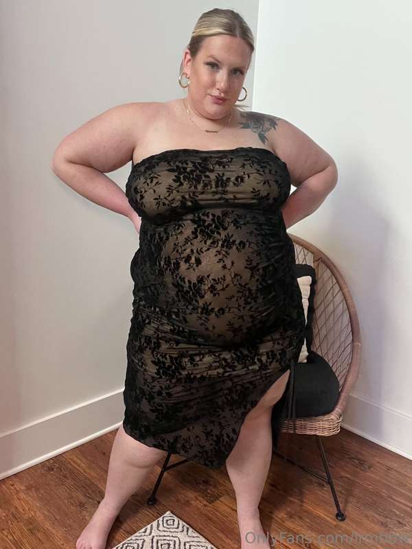 Tried on a bunch of new dresses! They ended up being tighter..