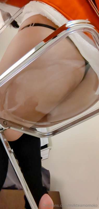 Do you like my new chair? You can see so much through it!Mar.. 11