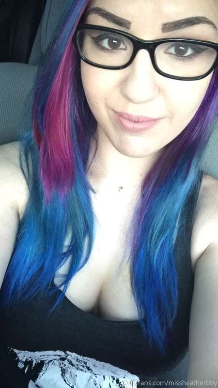 Throwback Thursday 4 years ago when I had blue hair lol.
