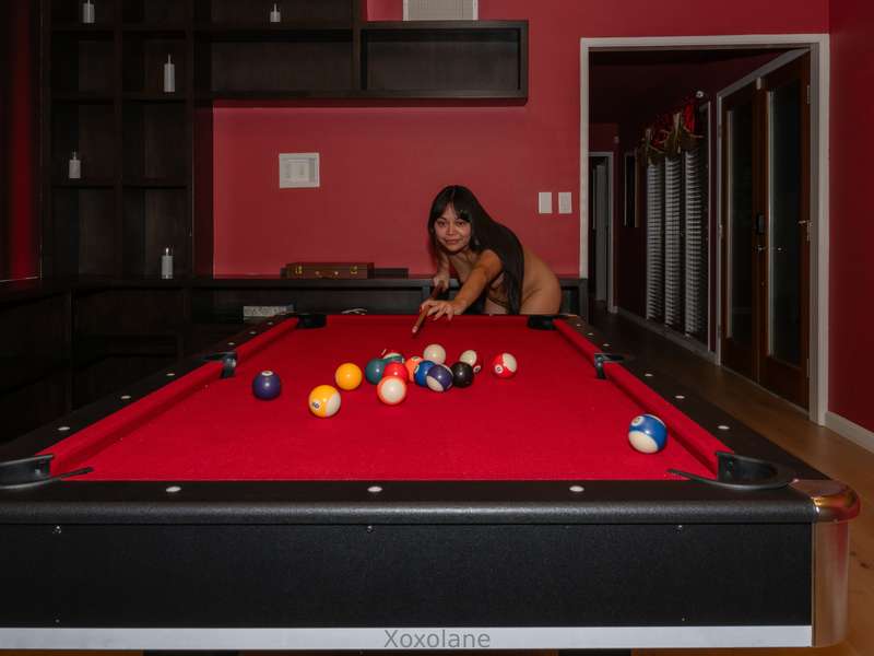 want to play? 🎱 if you win, you can fuck me on the pool tabl.. 4