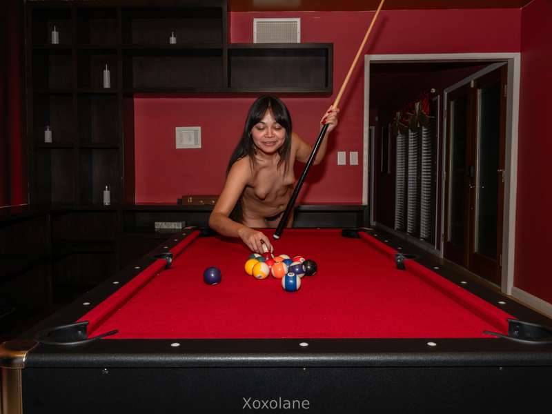 want to play? 🎱 if you win, you can fuck me on the pool tabl.. 8