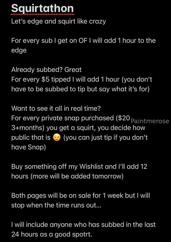 Im having a squirtathon, get me edging by subbingRead for ru..
