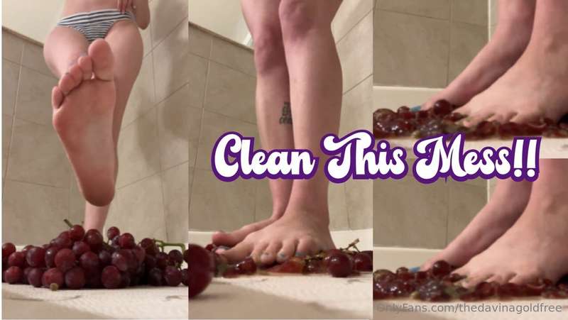 Grapes Destroyed: An Intimate Vid Barefoot

I'm ready to ple..